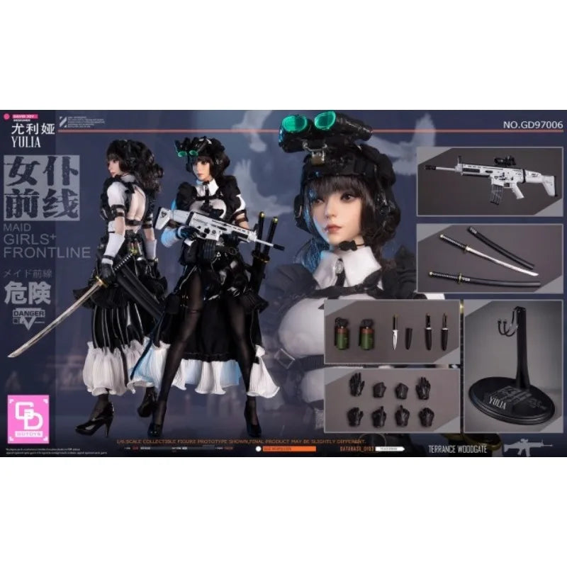 Brand New Spot Goods GDTOYS Original 1/6 Movable Collectible Doll Series Maid Frontline Figure  Model Toys Model Gifts for Boys