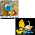 Fast Shipping Bandai Anime SHF Dragon Ball SUPER SAIYAN SON GOKU'S EFFECT PARTS SET TELEPORT Original Model Toys Action Figure