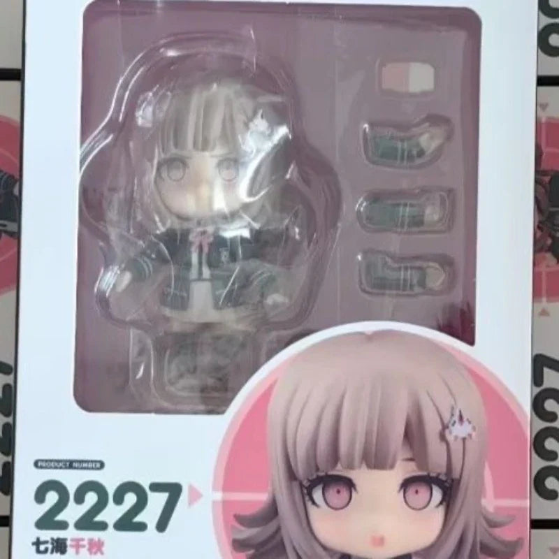 Anime Danganronpa Action Figures Dangan Ronpa Nanami ChiaKi 2227# Q version PVC Model Doll Cartoon Movable Figure Christmas Gift