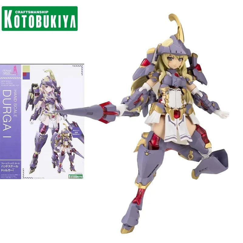 KOTOBUKIYA Original MEGAMI DEVICE Anime Figure FG152 HAND SCALE DURGA I Mobile Suit Girl Action Figure Toys for Kids Gift