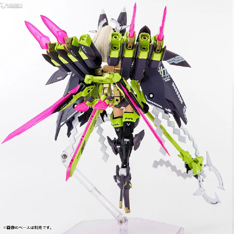 Kotobukiya Original MEGAMI DEVICE ASRA TAMAMONOMAE HAKUMEN KONMOU Anime Action Figure Assembly Model Toys Collectible Model