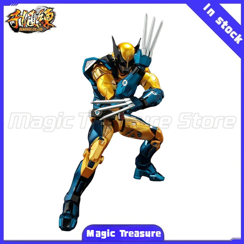 【MT】Sentinel Marvel UnionCreative Fighting Armor MARVEL WOLVERINE Nachdruck Bewegliche Modellfigur Spielzeug