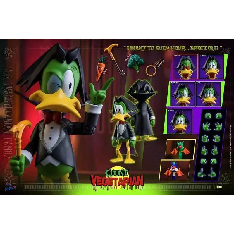 In Stock Original Happy Childhood HC01 Count Duckula Anime Action Collection Figures Model Toys