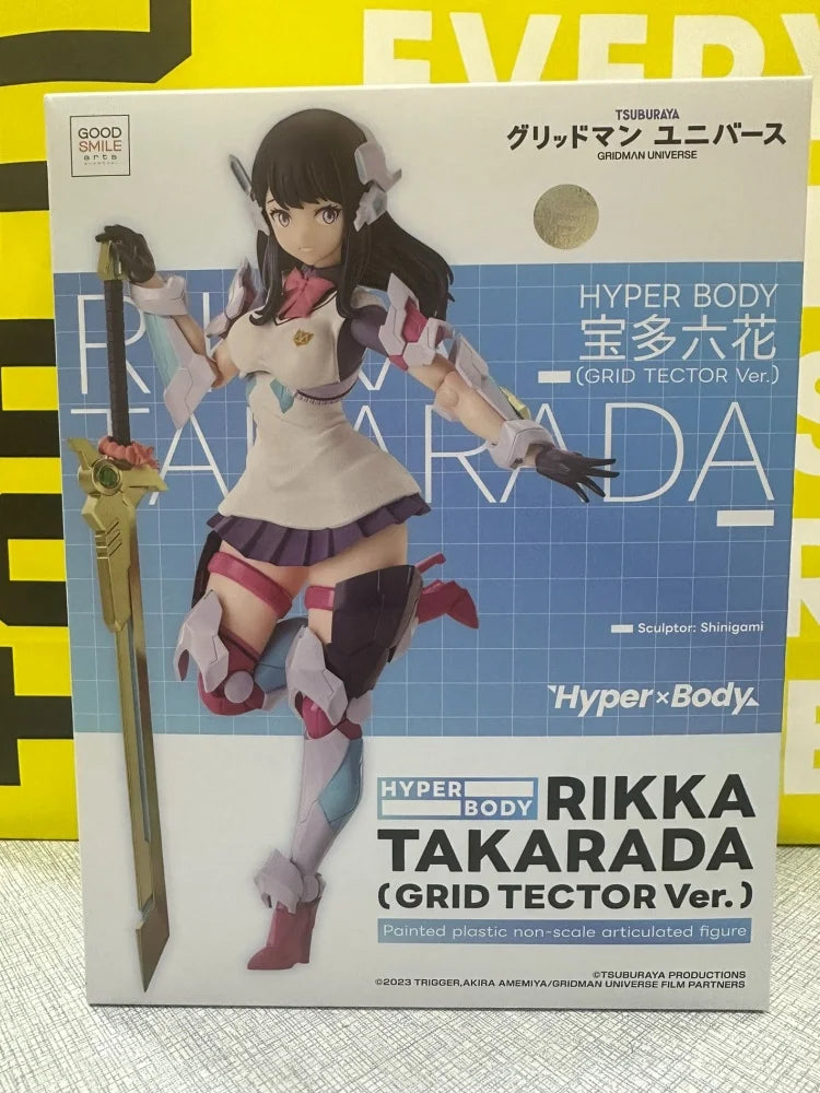【IN STOCK】GSAS GSC Hyper Body GRIDMAN UNIVERSE Rikka Takarada (GRID TECTOR Ver.) Action Figure Model Toys