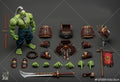 In Stock Original Mithril Action 1/10 Scale WOW Barbarian Orcs Sword Saint Samurai Full Set Soldier Action Figure Doll