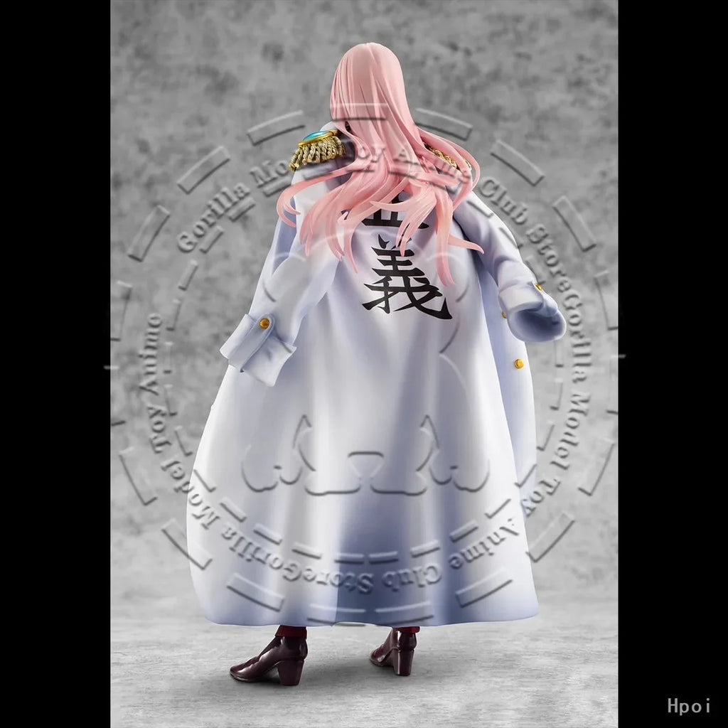 In Stock Original Genuine MegaHouse POP ONE PIECE Hina 235mm Portrait Of Pirates Anime Figure Statue Collectible Ornament