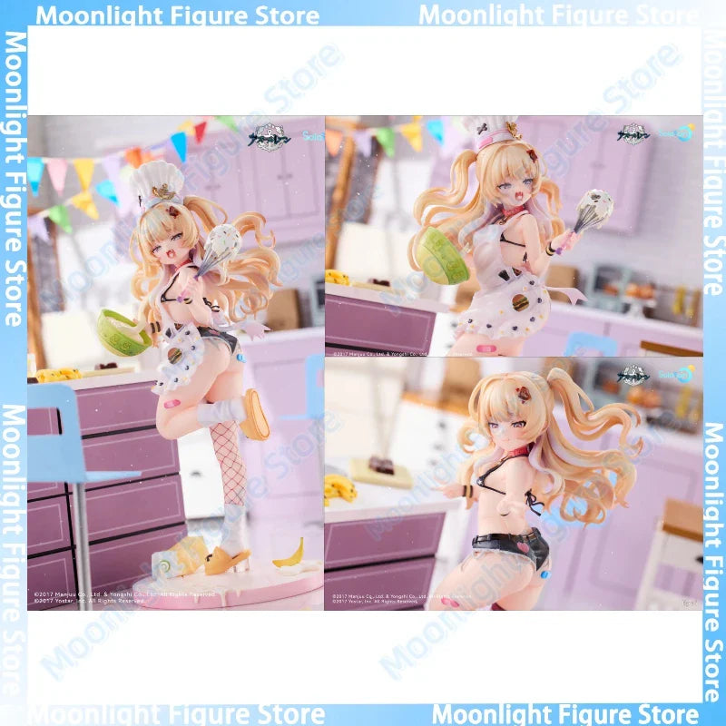 Auf Lager SolarainToys Azur Lane USS Bache Anniversary Dessert 1/7 Desktop Süße Puppen Anime Actionfigur Spielzeug Modell Kollektion