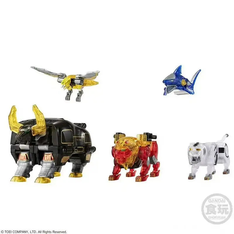 100%Original in Stock Bandai SMP Hyakujuu Sentai Gaoranger GaoKing Clear Color Ver Anime Character Assemble Toy Model Collection