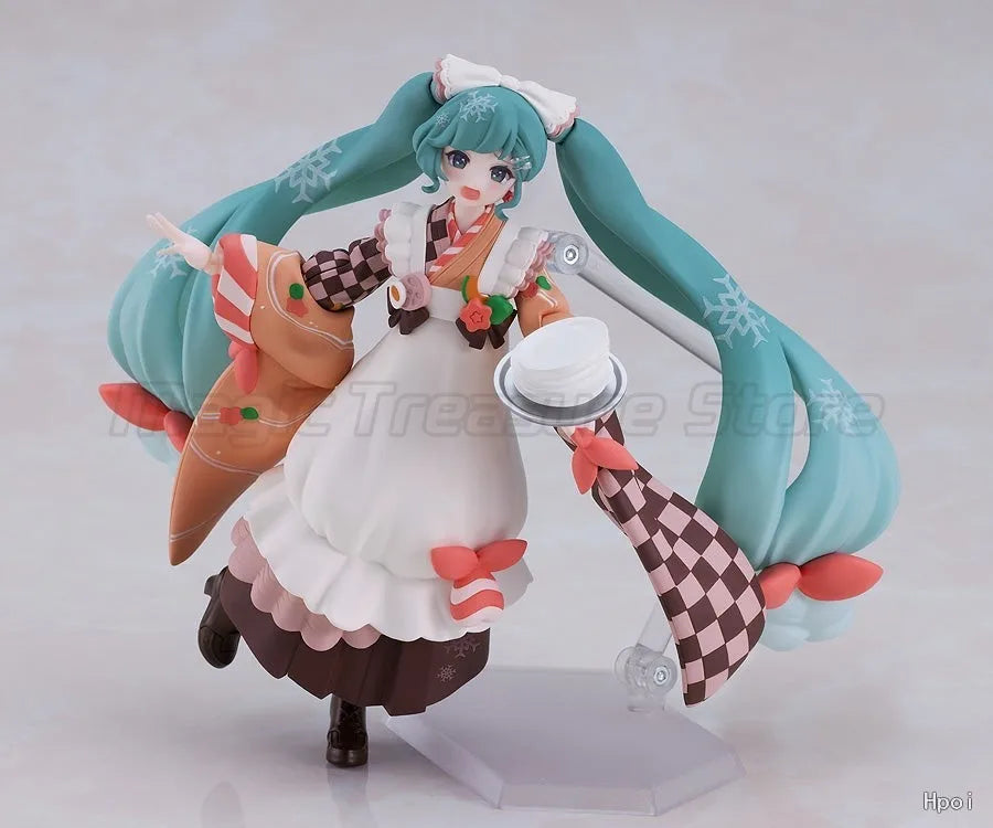 【MT】Original Max Factory GSC Figma EX-068 Piapro Characters Hatsune Miku Winter Delicacies Action Figures Toy Collection