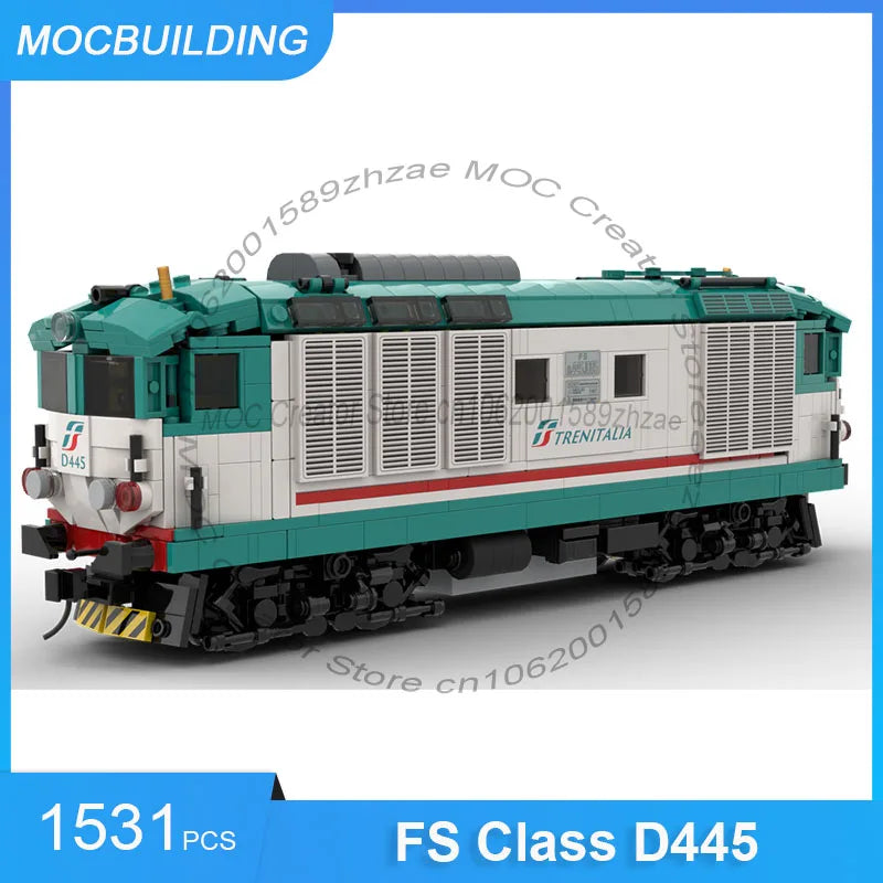 MOC Building Blocks FS Class D445 Train Model DIY Assemble Bricks  Transportation Collection Display Creative Toys Gifts 1531PCS