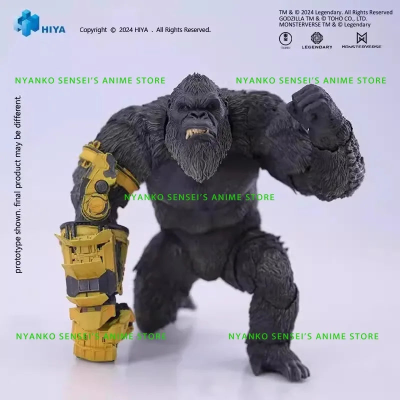 In Stock HIYA Godzilla Vs. Kong 2 Kong  Mechanical Glove Ver. 1/10 Action Figure Anime Models Toy Doll Gift Hobby Collectible