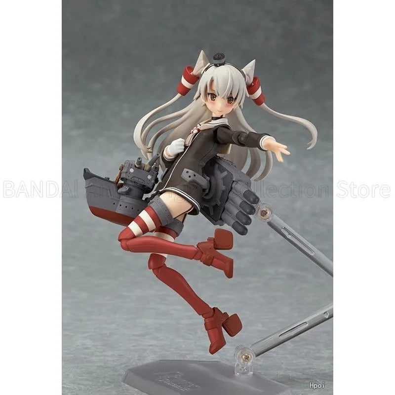 In Stock Original Max Factory Figma #240 Amatsukaze Kantai Collection Action Humanoid Decoration Model Toys