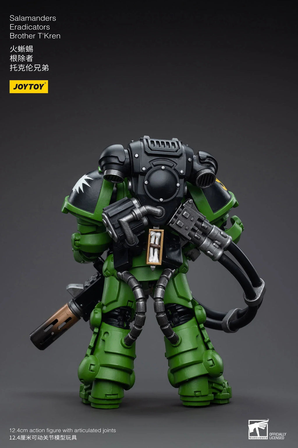 in Stock JOYTOY 40K 1/18 Salamanders Eradicators Sergeant Bragar Brother Xavak T'Kren Action Figures Model Gift for Collection