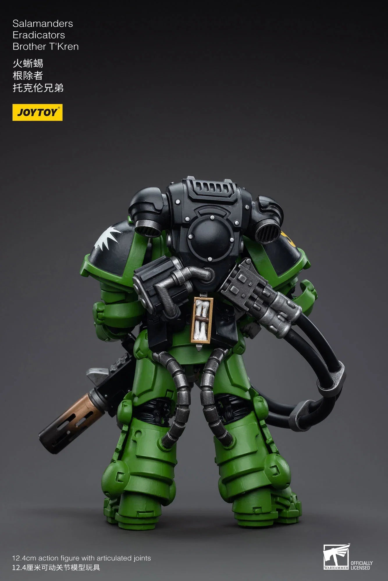 in Stock JOYTOY 40K 1/18 Salamanders Eradicators Sergeant Bragar Brother Xavak T'Kren Action Figures Model Gift for Collection