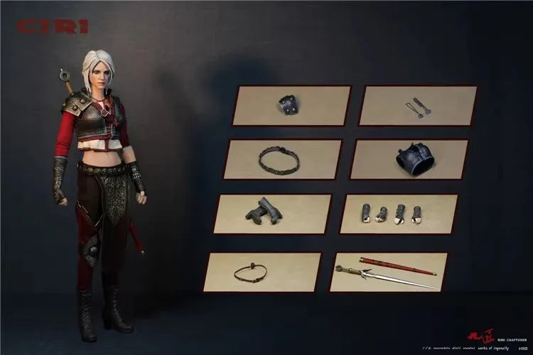 Nine Craftsmen J-002 1/6 weibliche Soldatin CIRI Rüstungsversion Modell Spielzeug komplettes Set 12'' Actionfiguren auf Lager