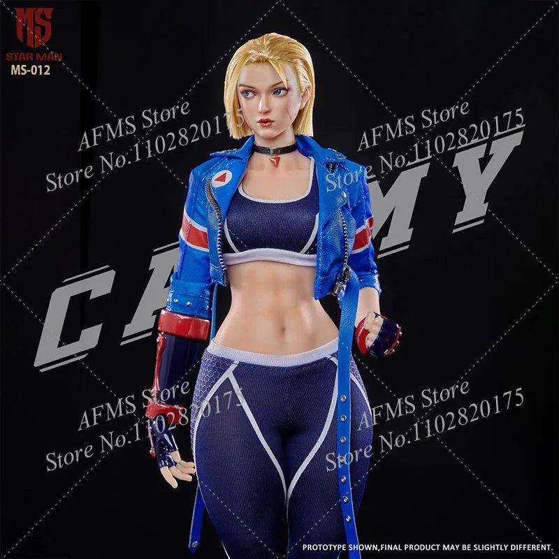 STARMAN MS-012 1/6 Scale Collectible Figure Female Agent Cammy Blue Bee Assassin 12Inch Women Soldier Action Figure Model ﻿