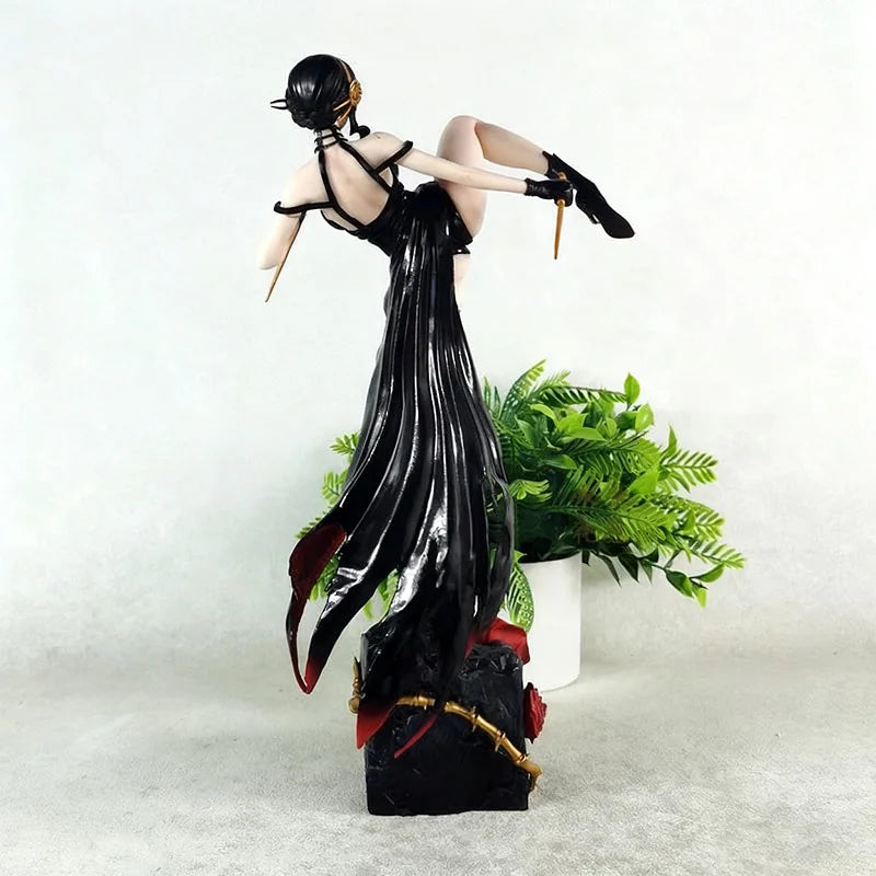 32cm Anime Spy Family Yor Forger Battle Pvc Action Figure Toys Game Spy X Family Collection Model Gift