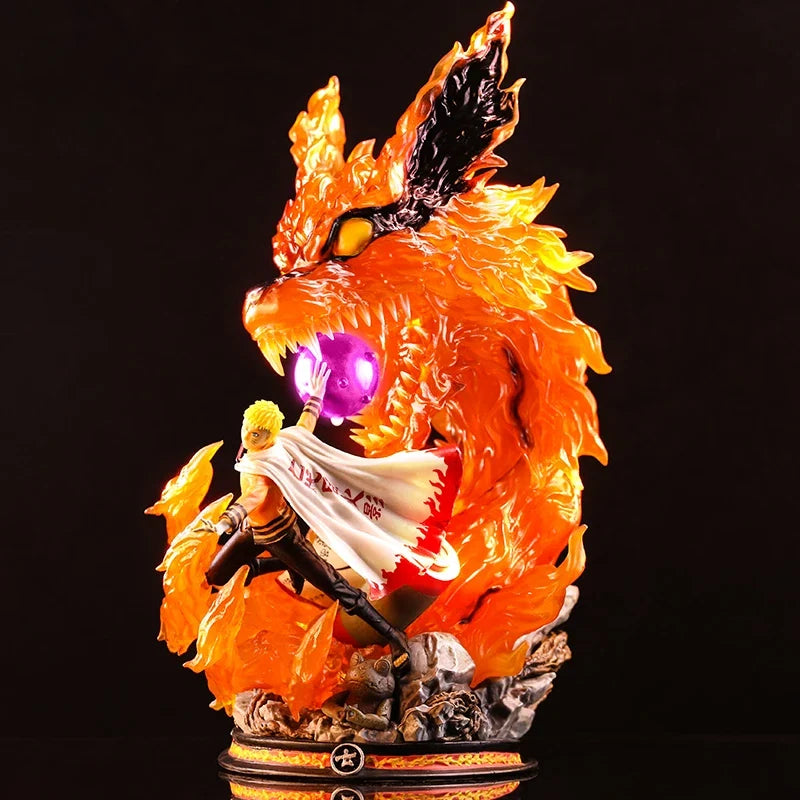 NARUTO 40cm Uzumaki Naruto Animation Peripherals Model Seventh Generation Hokage Figure Decoration Festival Gift Toy Collection