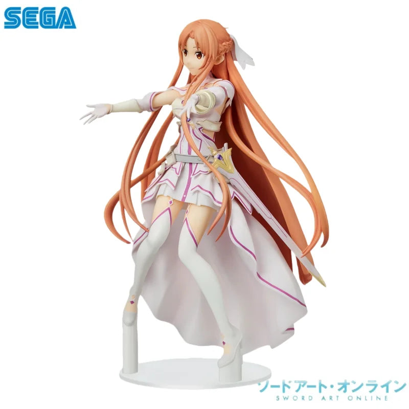 In Stock Sega Original Sword Art Online Asuna Action Figure Model Doll Brand New Boxed Toys Model Garage Collectible