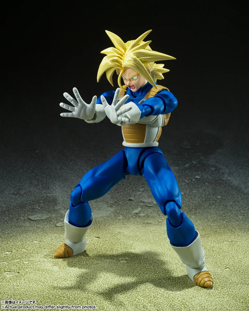 In Stock Original Anime Figure Dragon Ball Z S.H.Figuarts SUPER SAIYAN TRUNKS -INFINITE LATENT SUPER POWER Action Figurine Toys