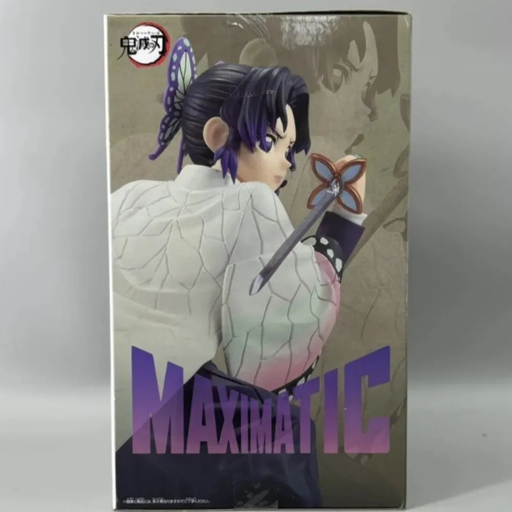 In Stock Bandai Original Genuine Banpresto Anime Demon Slayer: Kimetsu No Yaiba MAXIMATIC Kochou Shinobu 18cm Model Toy Figures