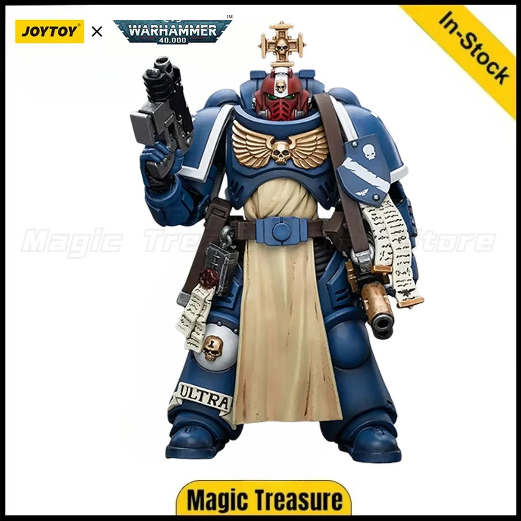 【In Stock】JOYTOY 1/18 Action Figure Warhammer 40K Ultramarines Sternguard Veteran with Bolt Rifle Model Toy Gift