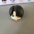 Attack on Titan Gashapon Toys Eren Jaeger Mikasa Ackerman Armin Arlert Levi Ackerman Q Version Action Figure Model Ornament Toys