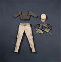 Fire Girl Toys FG010 1:6 Scale weibliche Schützin-Anzug Modell T-Shirt Hose Gürtel Hut Pistolenholster für 12'' Actionfiguren Körper