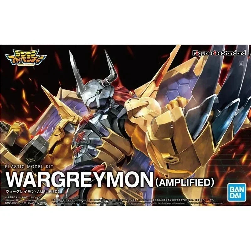 In Stock Bandai Original Digital Monster Figure-rise Standard Anime Figure Model WARGREYMON AMPLIFIED Action Toy Gifts for Kids.