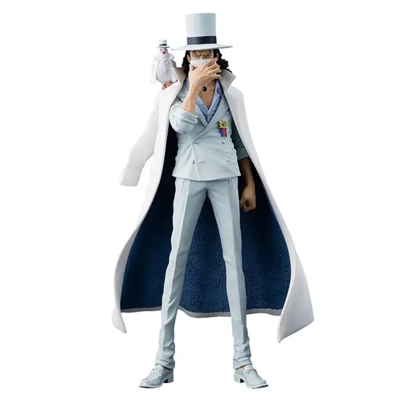 ONE PIECE Banpresto Rob Lucci Schwarze Kleidung Weiße Kleidung Anime Figur Spielzeug Geschenk Originalprodukt