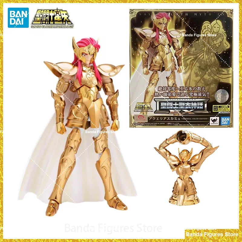 Original BANDAI Saint Cloth Myth AQUARIUS CAMUS ORIGINAL COLOR EDITION In Stock Anime Action Collection Figures Model Toys