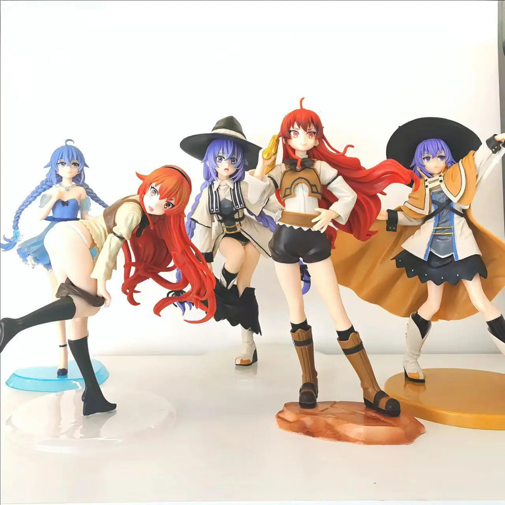 Anime Eris Boreas Figure Toys Mushoku Tensei Action Figures Eris Greyrat Figure Model PVC Collectible Statue Decoration Dolls