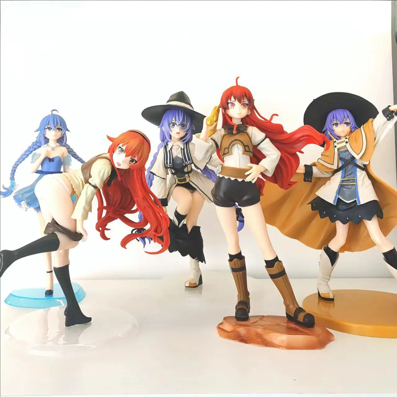 Anime Eris Boreas Figure Toys Mushoku Tensei Action Figures Eris Greyrat Figure Model PVC Collectible Statue Decoration Dolls