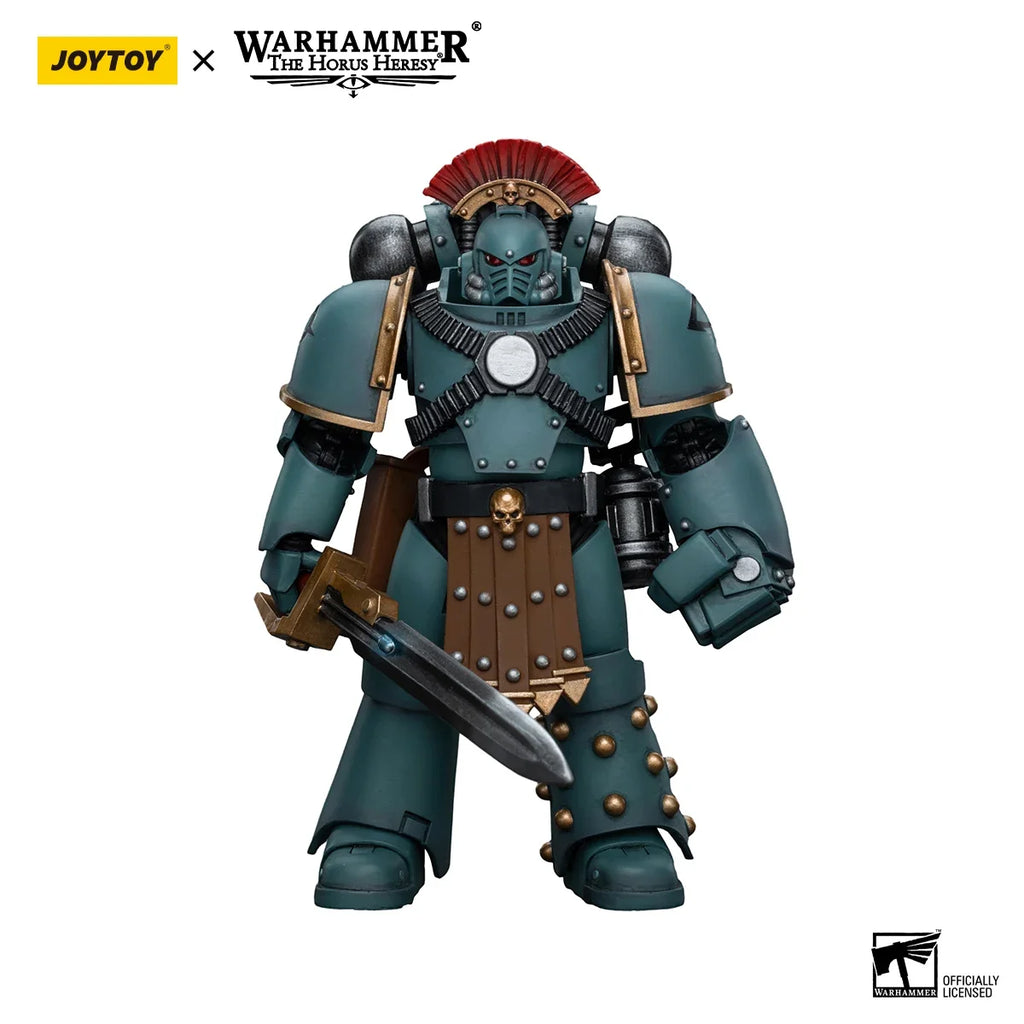 JOYTOY Warhammer 40k 1/18 Action Figures Anime 12cm Sons of Horus MKIV Tactical Squad Collection Model Toys