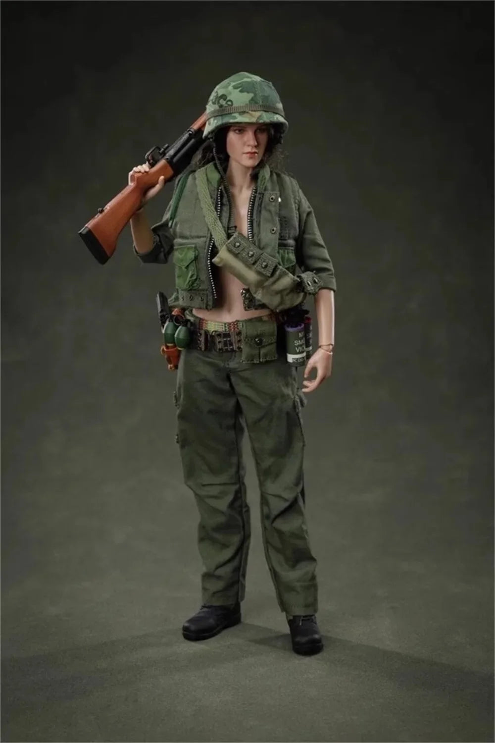 In Stock 1/6th Female Soldier Vietnam War Full Set Moveable Action Figure Toys Model Gift For Fans Collect