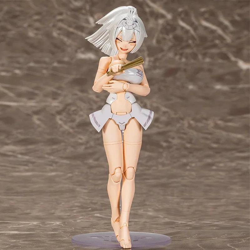 Kotobukiya original MEGAMI DEVICE ASRA TAMAMONOMAE HAKUMEN KONMOU movable assembly model collection ornaments toy surprise gift