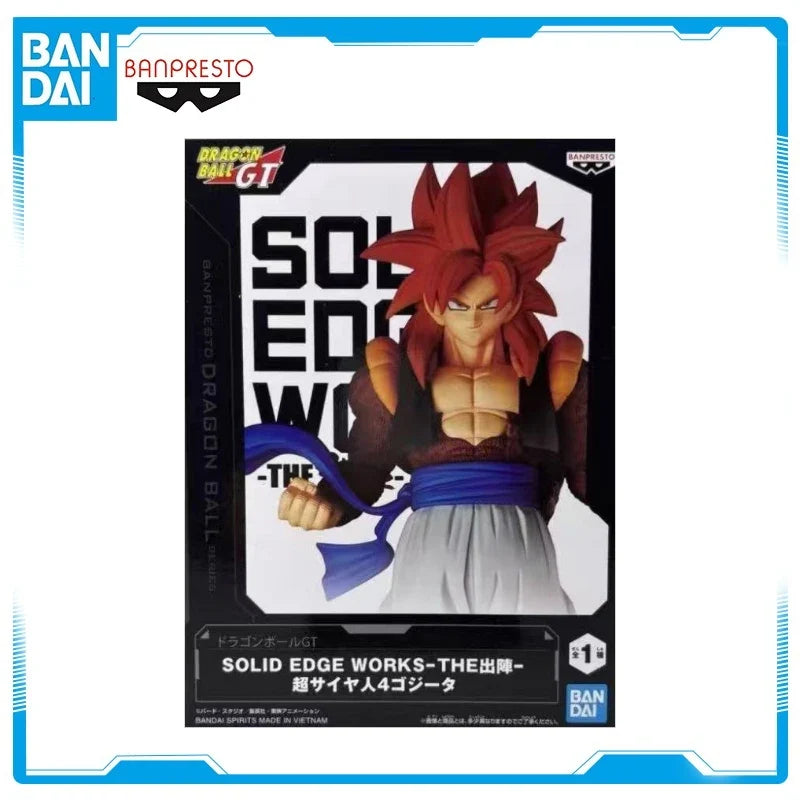 Original in stock Bandai Spirits BANPRESTO Solid Edge Works The Departure Dragon Ball GT Gogeta SSJ4 Collection WY Model Toys