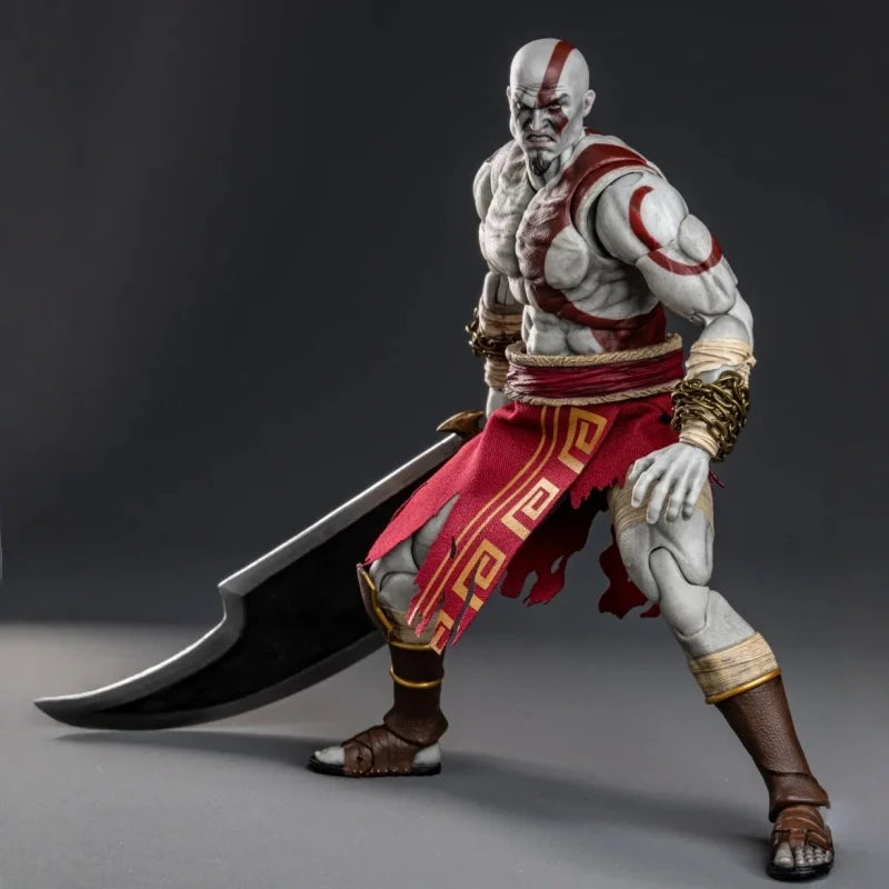 Sigma Studios God Of War Godslayer Kratos Action Figure GOW01A Original Collectible PVC Model Poseable Toy Gift Accessories Set