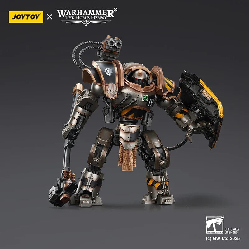 JOYTOY Warhammer The Horus Heresy 1/18 Iron Warriors Iron Circle Domitar-Ferrum Class Battle-automata Soldier Action Figure Toys