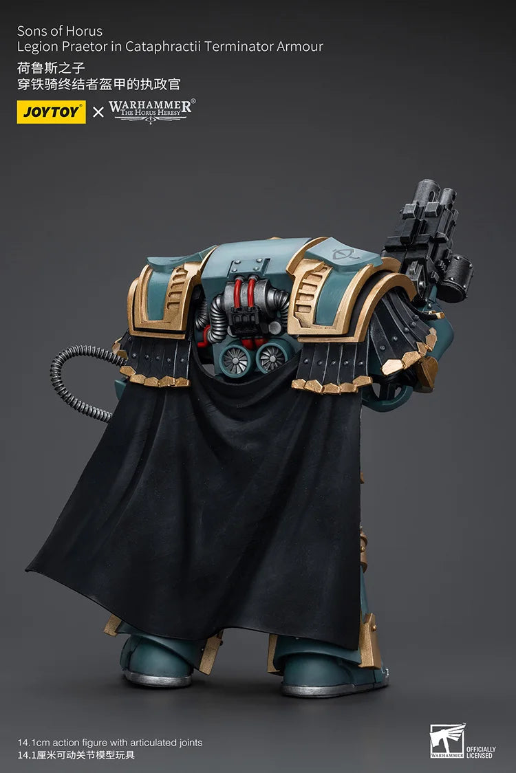 JOYTOY Warhammer "The Horus Heresy" Sons Of Horus Legion Praetor In Cataphractii Terminator Armour Action Figures Doll Gift Toys