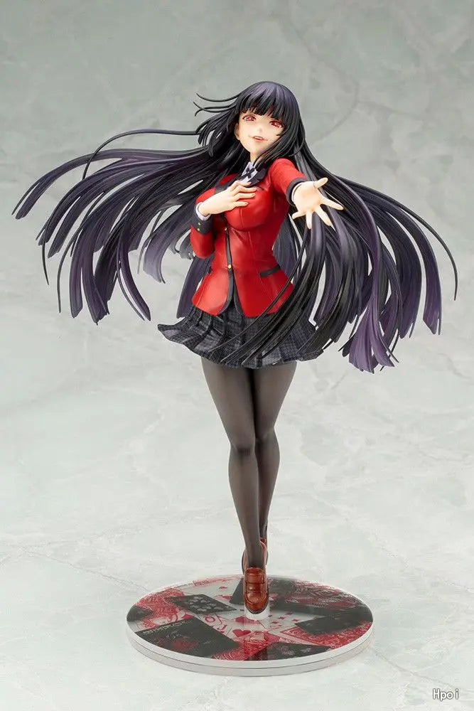 Original in Stock KOTOBUKIYA ARTFX J The Abyss of Gambling Jabami Yumeko 1/7 Figures Model Toys Gifts Collection Ornaments