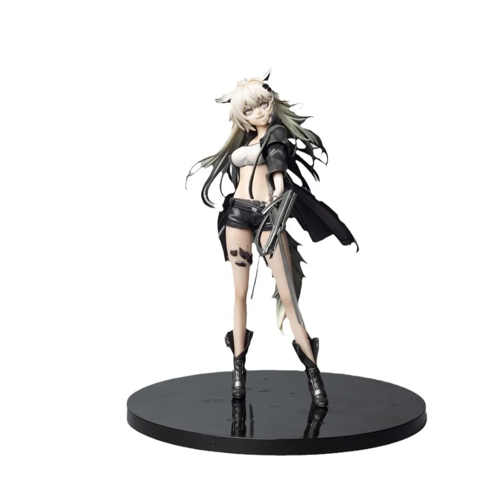 24CM Anime ARKNIGHTS Lappland Figure Game Standing Sword Animation Model Toy Gift Doll Collection Decoration PVC