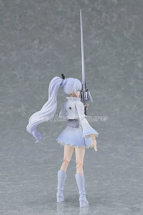 【SF】In Stock Original Max Factory Figma599 RWBY Weiss Schnee Figures Model Anime Collection