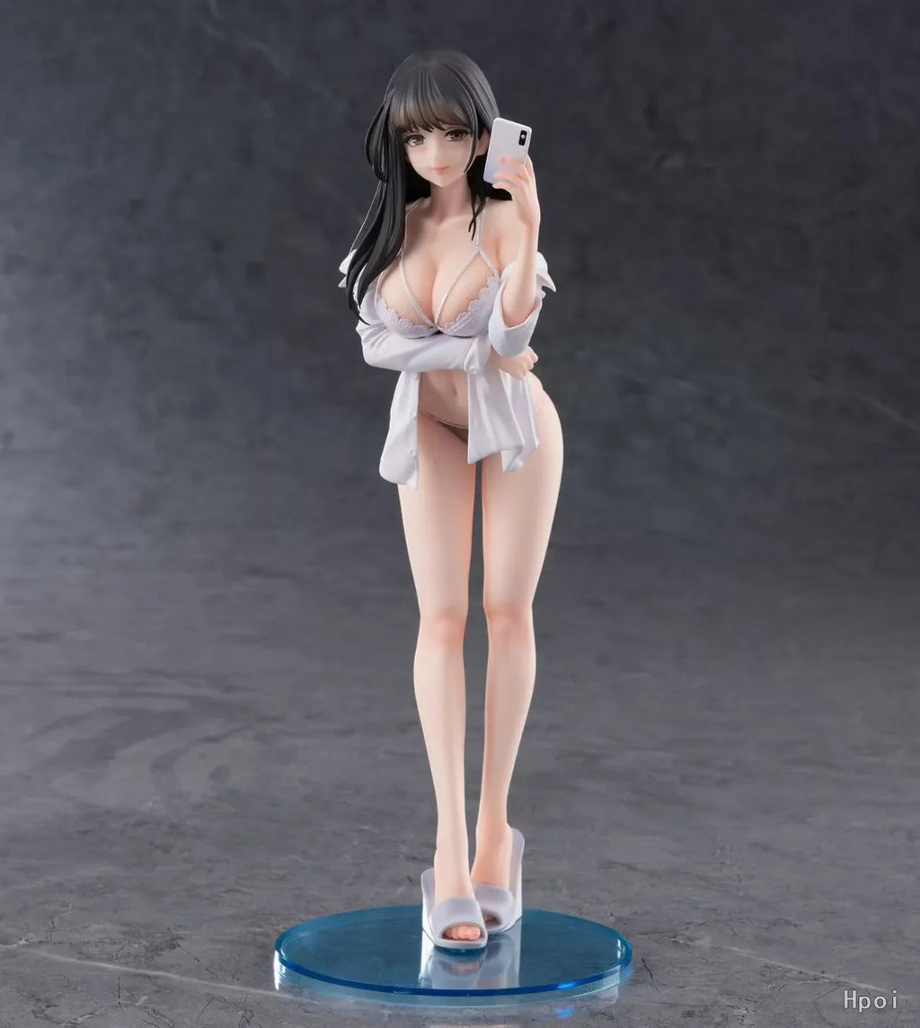 Original KAWA DESIGN Hitomio Shilius Originalgemälde Selfie Girl Normalversion/Deluxe Edition Anime humanoide Spielzeug Geschenkmodell