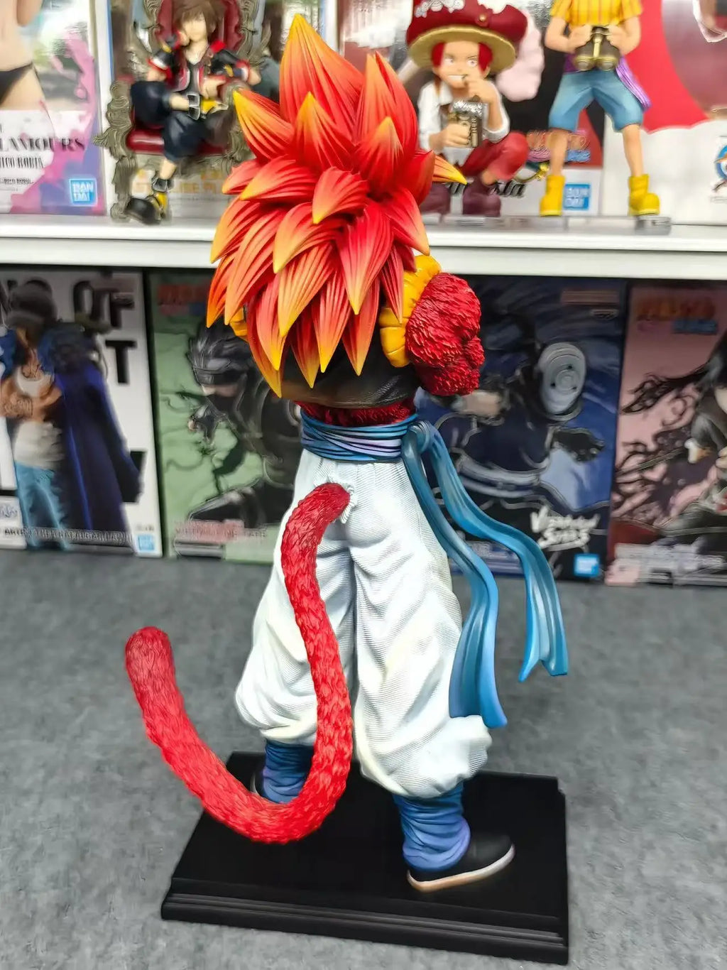 33cm/12.99inch Dragon Ball Ssj4 Gogeta Figure Super Saiyan 4 Gogeta Pvc Action Figures JG Statue Collection Model Toys Gifts