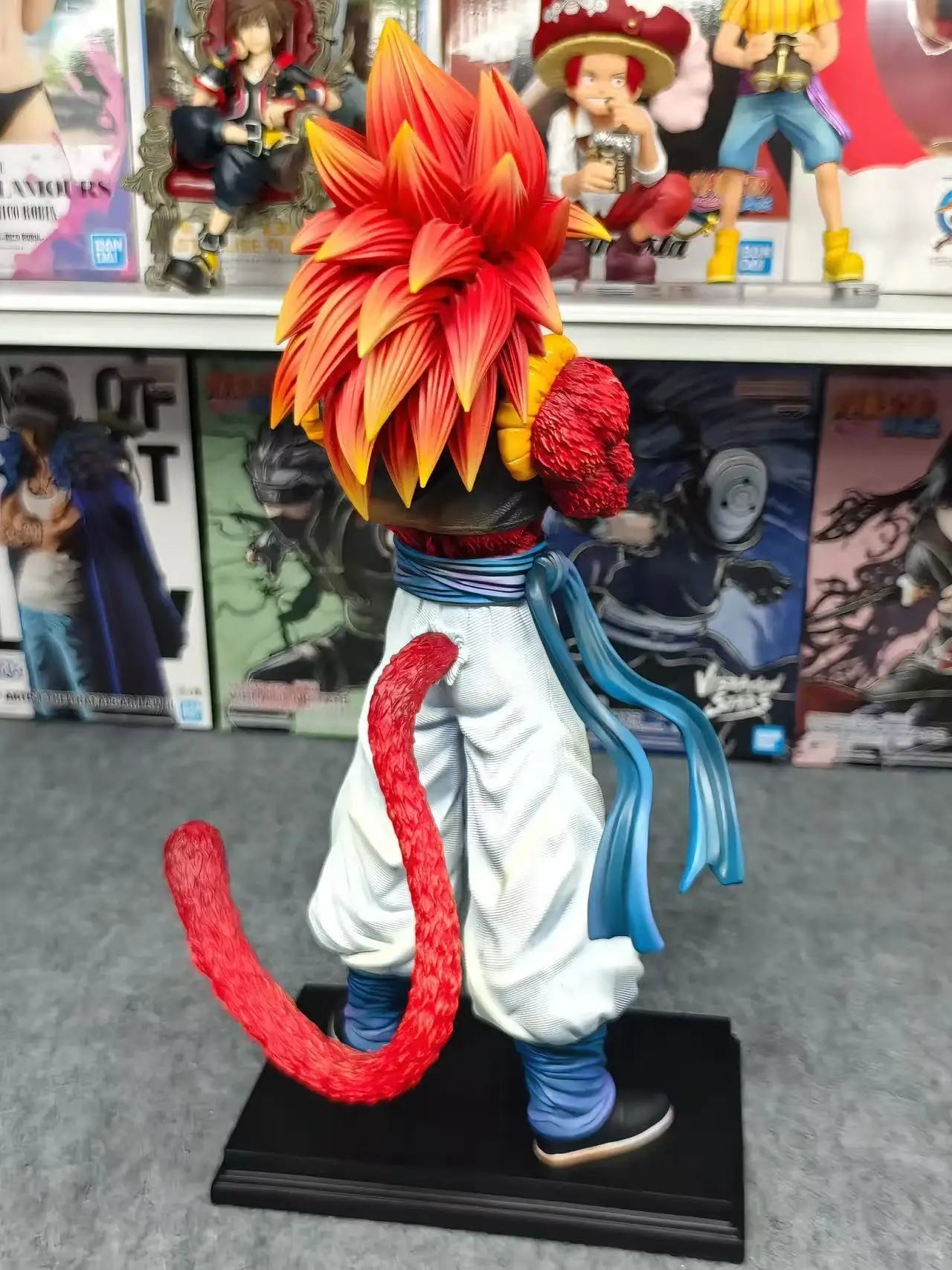 33cm/12.99inch Dragon Ball Ssj4 Gogeta Figure Super Saiyan 4 Gogeta Pvc Action Figures JG Statue Collection Model Toys Gifts