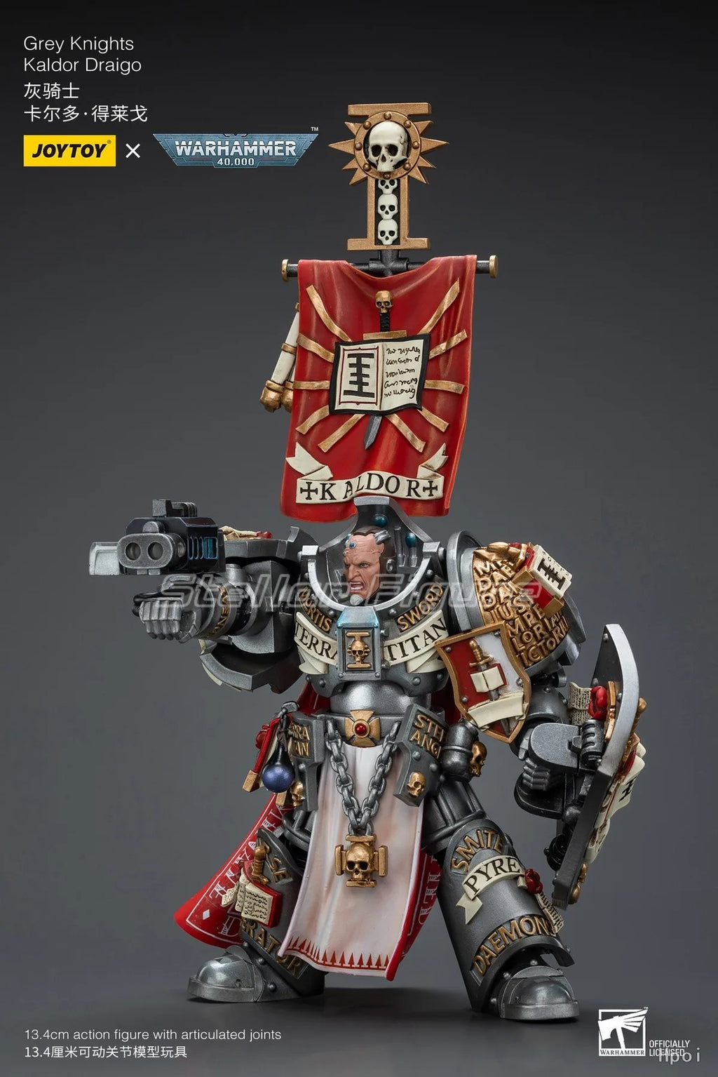 【SF】JOYTOY 1/18 Action Figure Grey Knights Kaldor Draigo Model Toys Gifts Collection Ornaments