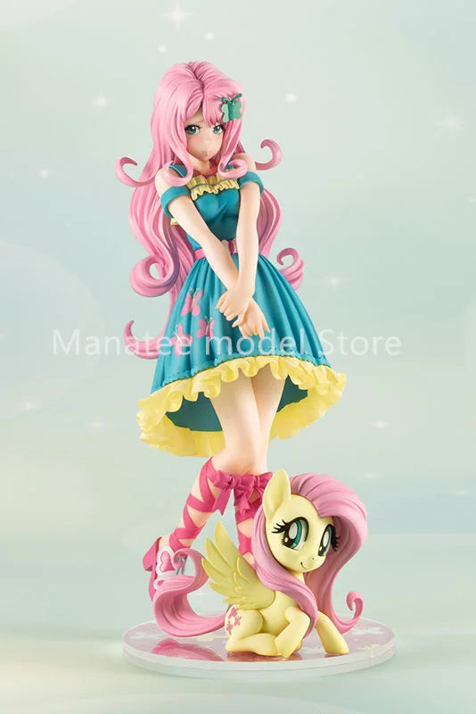 Kotobukiya Original MY LITTLE PONY Bishoujo Fluttershy 1/7 PVC Action Figure Anime Model Toys Collection Doll Gift