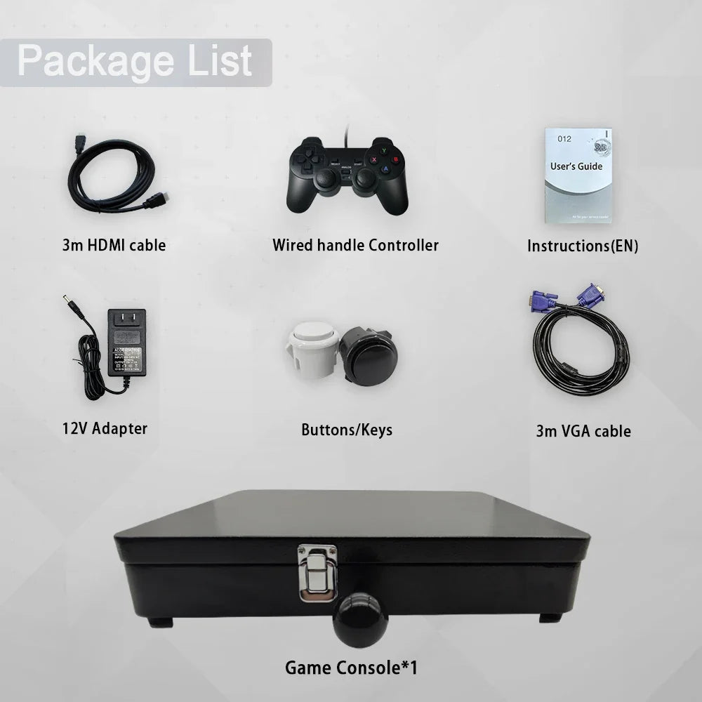 New 14-Inch Arcade Video Game Console  28645 in 1 Portable Folding Moonlight Treasure Box Pandora DX Box 720P HD