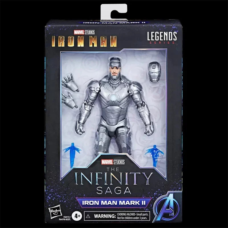 Neu Original Hasbro Marvel Legends Series The Infinity Saga Iron Man Mk II Actionfigur Modell Spielzeug Geburtstagsgeschenk Sammlung